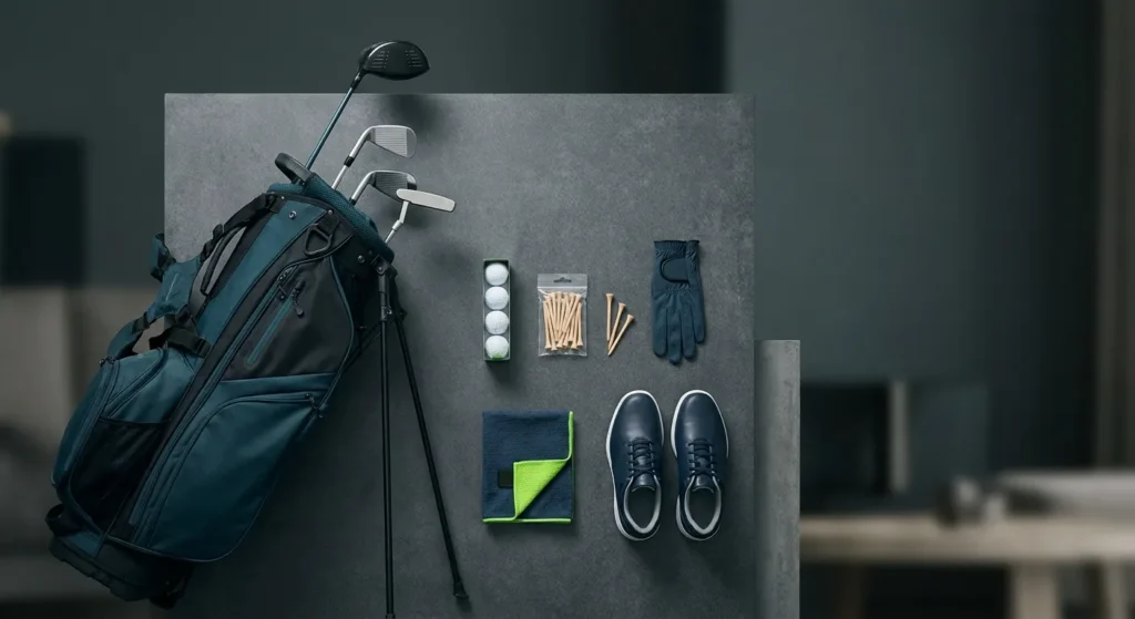 essential golf equipment beginner — Your First Bag: Essential Golf Equipment for Beginners